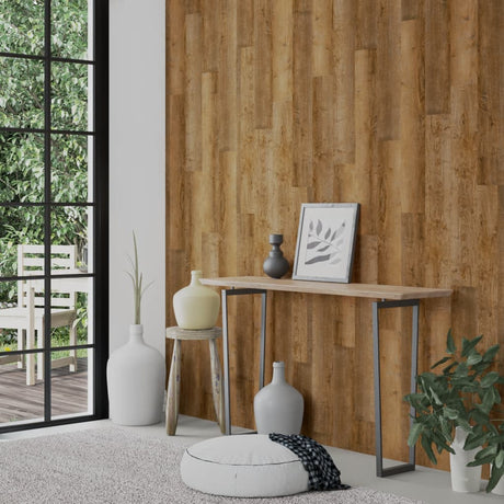 Vidaxx Wandpaneele Holzoptik 2,06 m² PVC Braun