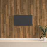 Paneles de pared Vidaxl Look de madera 2.06 m² PVC Brown