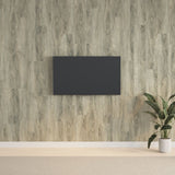 Paneles de pared Vidaxl Look de madera 2.06 m² PVC Gray