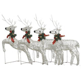 VidaXL Weihnachtsrentier 4 Stk. 80 LEDs goldfarben