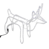 VidaXL Weihnachtsfigur Rentier 2 Stk. 60x30x60 cm warmweiß
