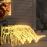 VidaXL Weihnachtsfigur Rentier 3 Stück 73x31x45 cm warmweiß