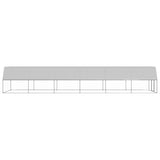 Vidaxl loft esterno per polli 3x12x2 m galvanizzato in acciaio