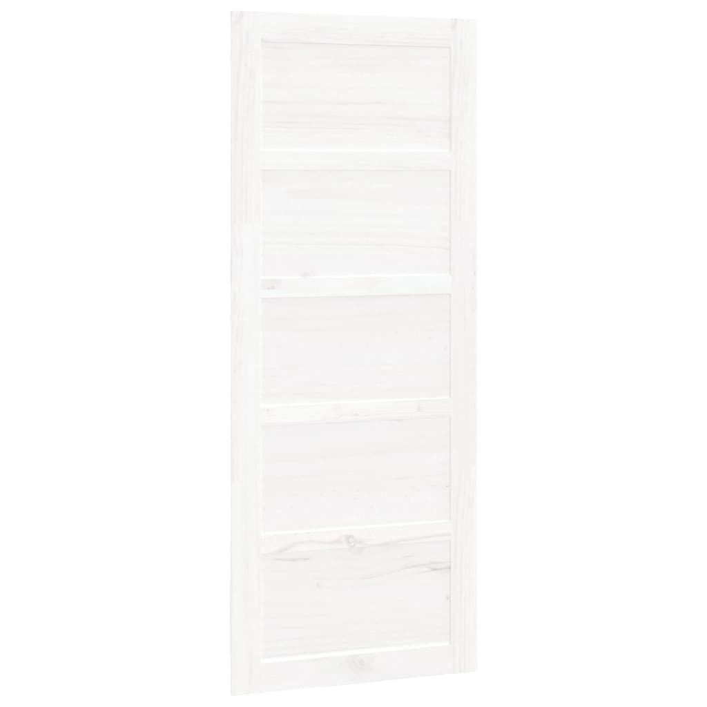 Vidaxl sliding door 80x1.8x204.5 cm solid pine white