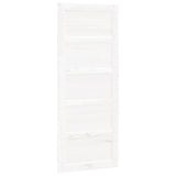 Vidaxl Porte coulissante 80x1.8x204,5 cm Pine solide blanc