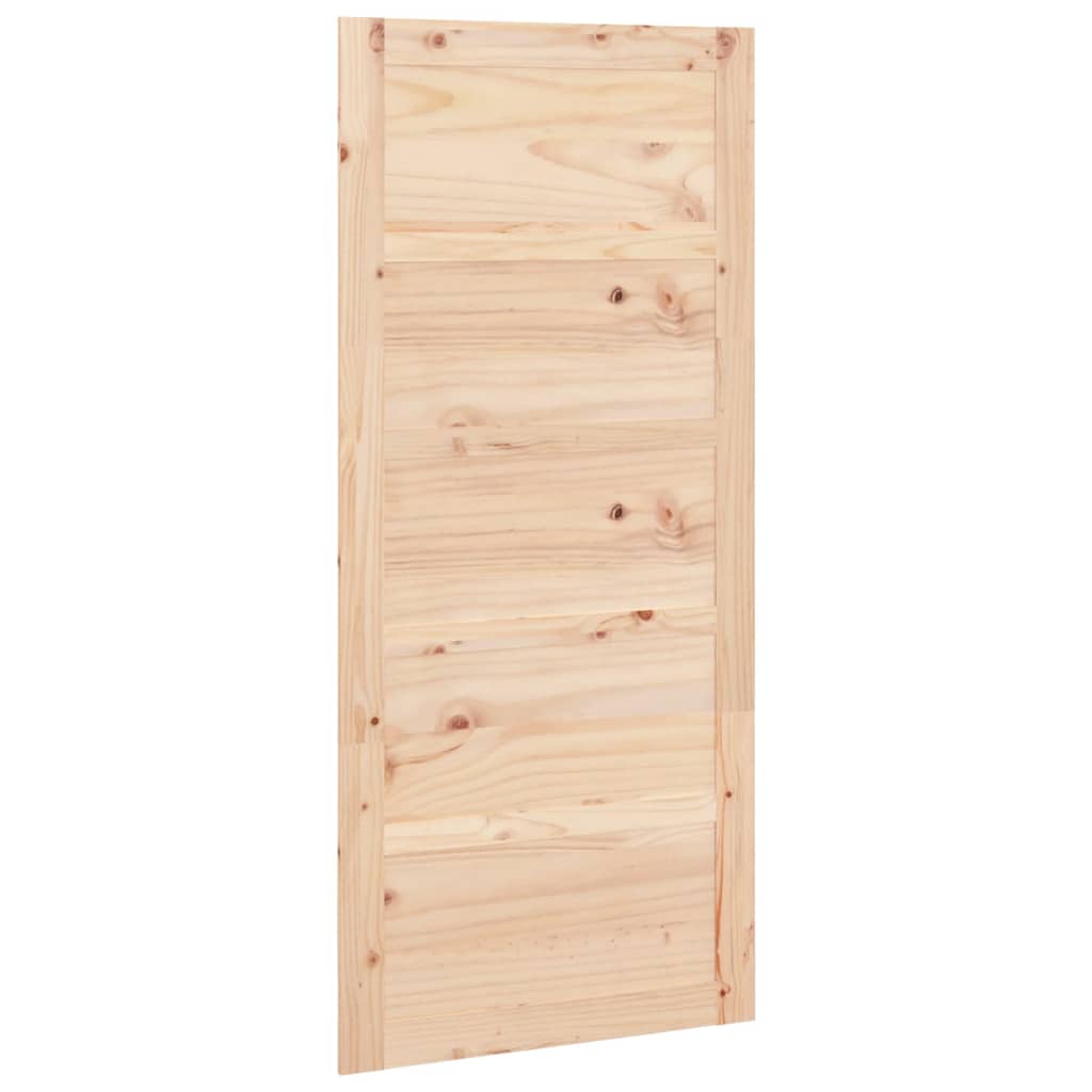 Vidaxl Porte coulissante 90x1.8x204,5 cm Pine solide