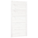 Vidaxl Porte coulissante 100x1.8x204,5 cm Pine solide blanc