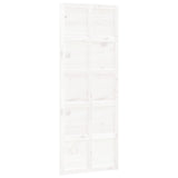 Vidaxl Sliding Porte 80x1.8x214 cm Pine solide blanc