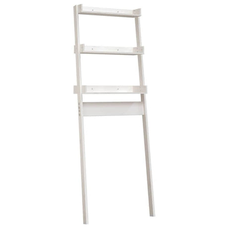 Vidaxx Toilettenständer 63,5x32x179 cm massives Kiefernholz weiß
