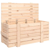 Vidaxl opbergbox 91x40,5x42 cm massief grenenhout