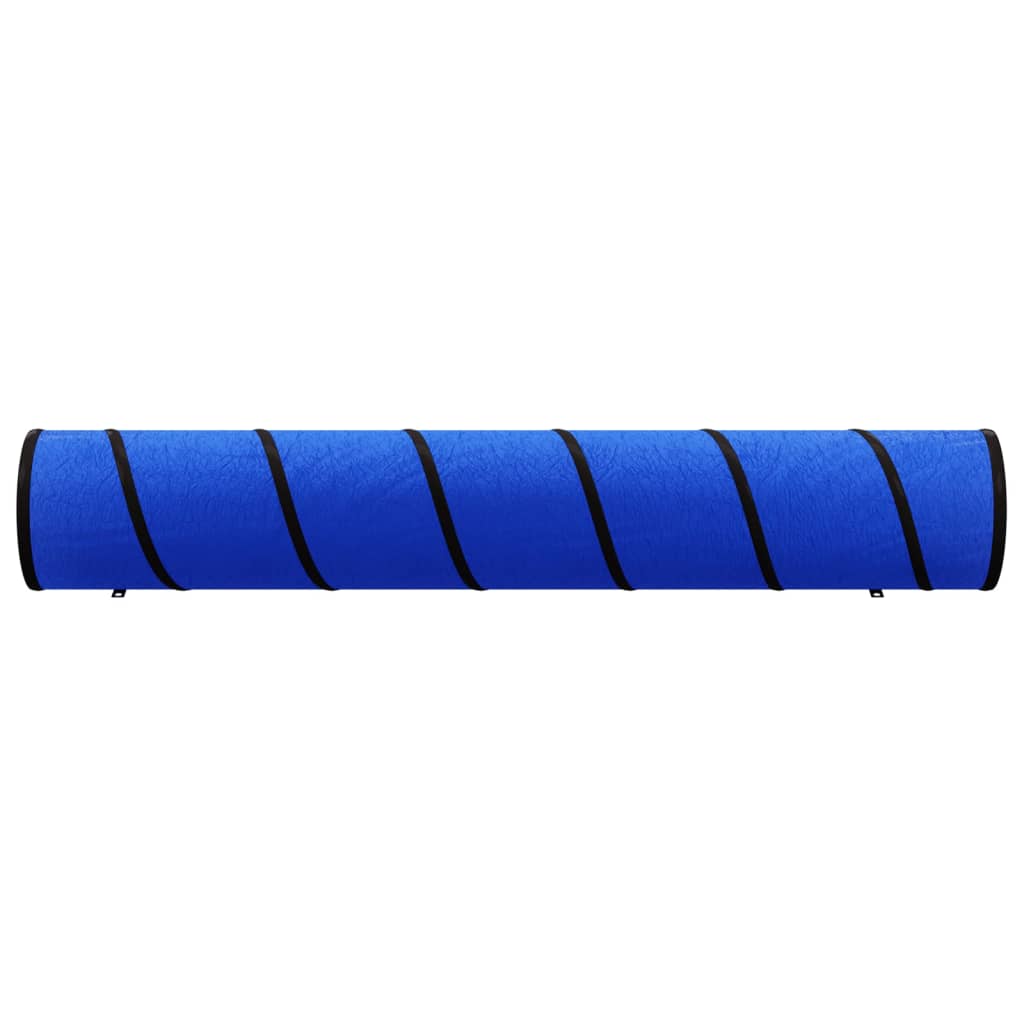 Vidaxxl Hundetunnel ø 50x300 cm Polyester blau
