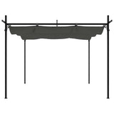 VidaXL Pergola mit ausziehbarem Dach 295x292x230 Anthrazit