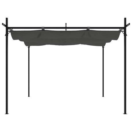 VidaXL Pergola mit ausziehbarem Dach 295x292x230 Anthrazit