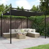VidaXL Pergola mit ausziehbarem Dach 295x292x230 Anthrazit