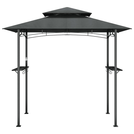 Vidaxx Grillüberdachung 240x150x243 cm Stahl Anthrazit