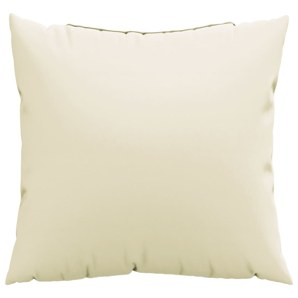Vidaxx Sofakissen 4 Stück 40x40 cm Stoff cremefarben