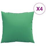 VidaXL Sofakissen 4 Stück 40x40 cm Stoff grün