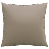 VidaXL Sofakissen 4 Stück 40x40 cm Stoff Taupe