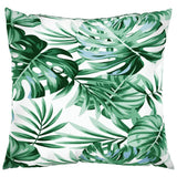 VidaXL Sofakissen 4 Stück Blattmuster 40x40 cm Stoff
