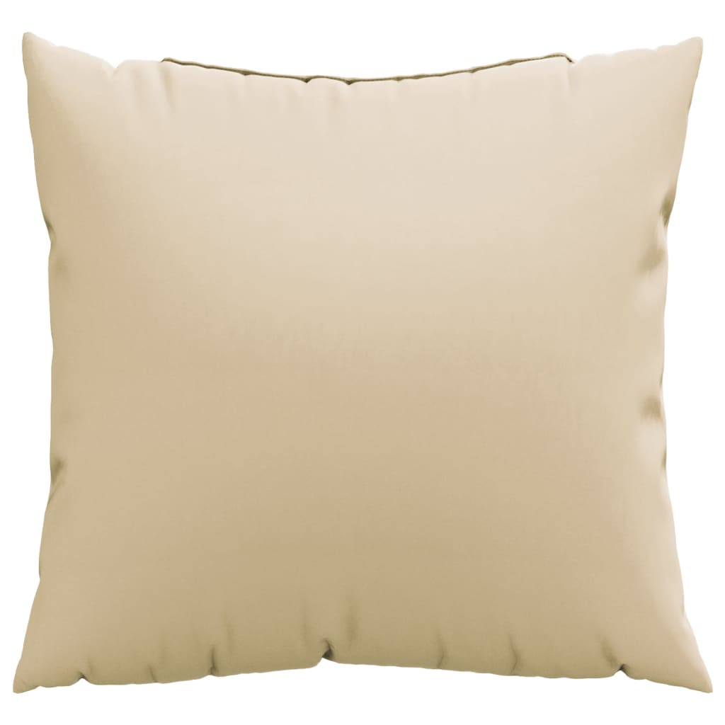 VidaXL Sofakissen 4 Stück 50x50 cm Stoff beige