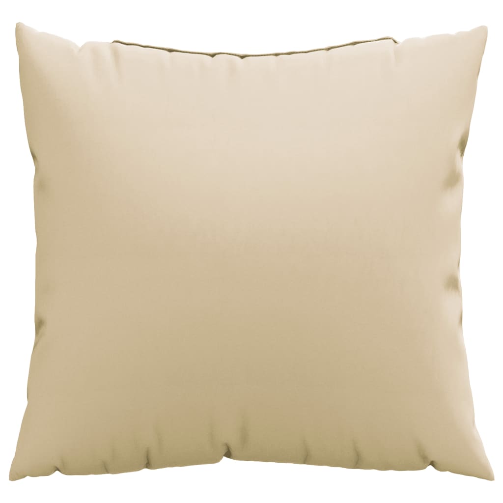 Vidaxl Bank Kissen 4 ST 60x60 cm Stoff Beige