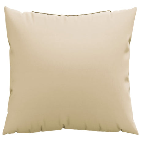 VidaXL Sofakissen 4 Stück 60x60 cm Stoff Beige
