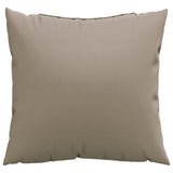 VidaXL Sofakissen 4 Stück 60x60 cm Stoff Taupe