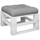 VidaXL Palettenkissen 50x50x12 cm Stoff grau