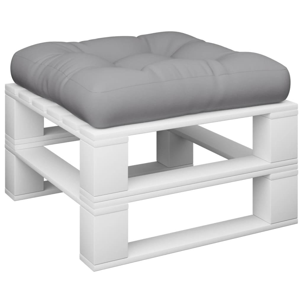 VidaXL Palettenkissen 50x50x12 cm Stoff grau