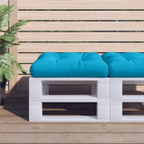 VidaXL Palettenkissen 50x50x12 cm Stoff blau
