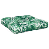 VidaXL Palettenkissen Blattmuster 50x50x12 cm Stoff
