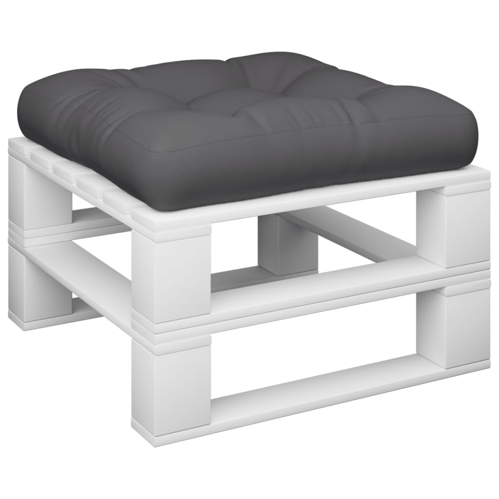 Vidaxx Palettenkissen 60x60x12 cm Stoff Anthrazit