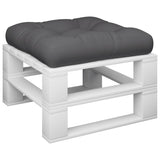 Vidaxx Palettenkissen 60x60x12 cm Stoff Anthrazit
