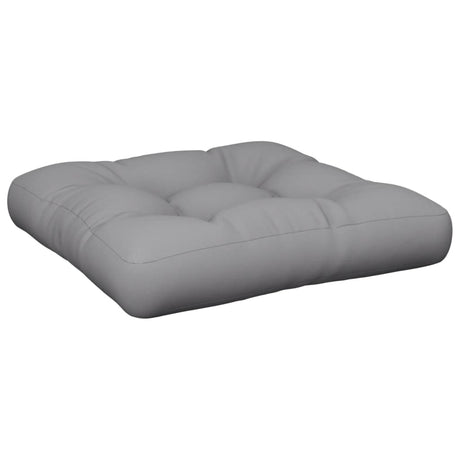 VidaXL Palettenkissen 60x60x12 cm Stoff grau