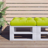 VidaXL Palettenkissen 60x60x12 cm Stoff hellgrün