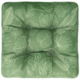 Vidaxl Pallet cushion leaf pattern 60x60x12 cm fabric