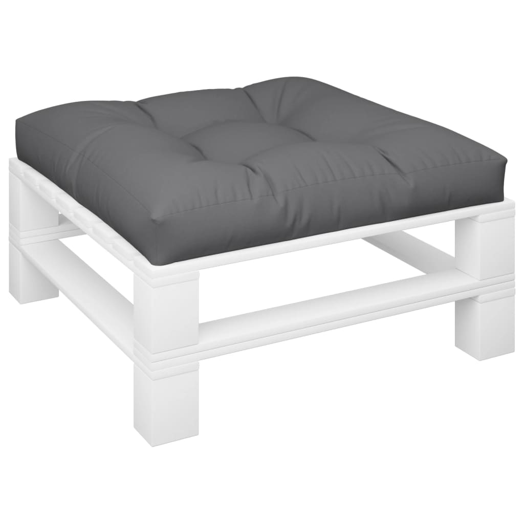 Vidaxx Palettenkissen 70x70x12 cm Stoff Anthrazit