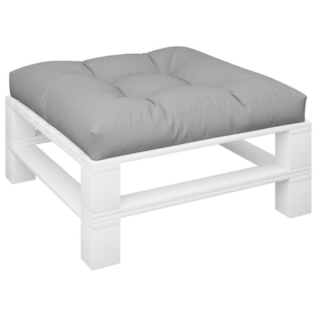 VidaXL Palettenkissen 70x70x12 cm Stoff grau