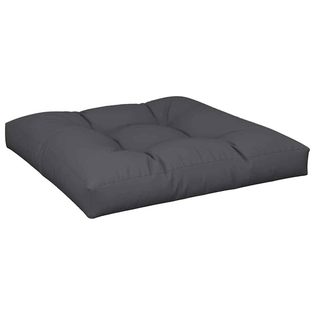 VidaXL Palettenkissen 70x70x12 cm Stoff schwarz