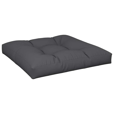 VidaXL Palettenkissen 70x70x12 cm Stoff schwarz