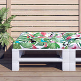 Vidaxl palletkussen 70x70x12 cm stof meerkleurig