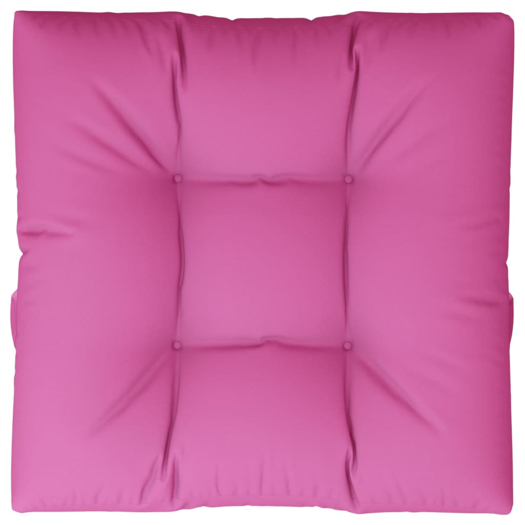 VidaXL Palettenkissen 70x70x12 cm Stoff rosa