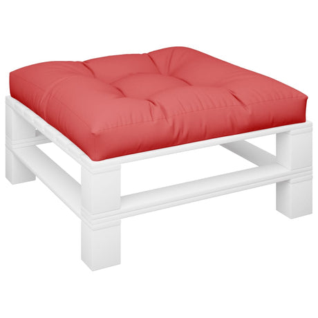 VidaXL Palettenkissen 80x80x12 cm Stoff rot