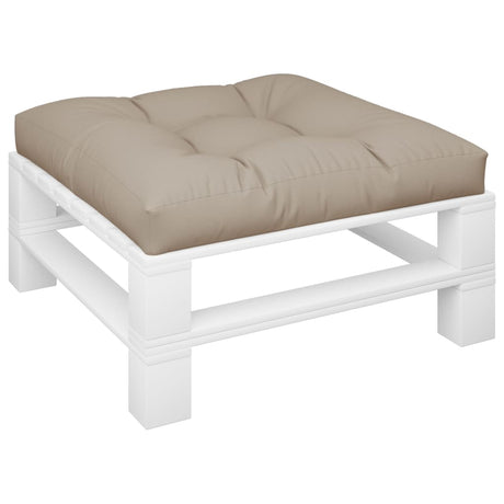 VidaXL Palettenkissen 80x80x12 cm Stoff Taupe