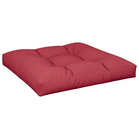 VidaXL Palettenkissen 80x80x12 cm Stoff weinrot