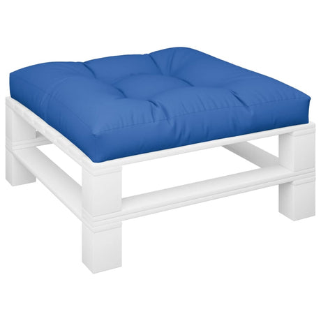 VidaXL Palettenkissen 80x80x12 cm Stoff Königsblau
