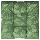 VidaXL Palettenkissen Blattmuster 80x80x12 cm Stoff