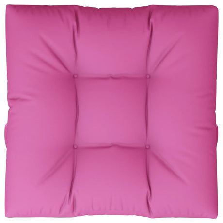 VidaXL Palettenkissen 80x80x12 cm Stoff rosa