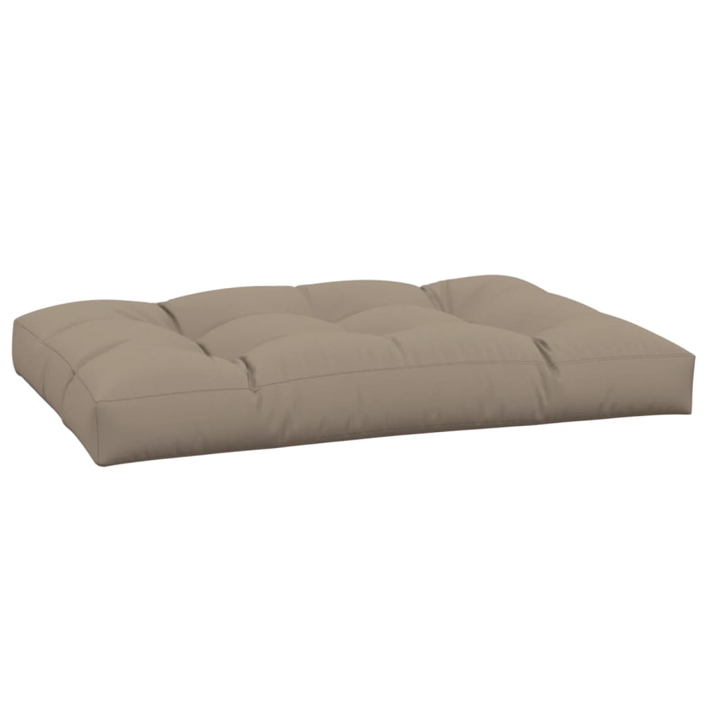 Vidaxl Pallet Cushion 120x80x12 cm tyg taupe