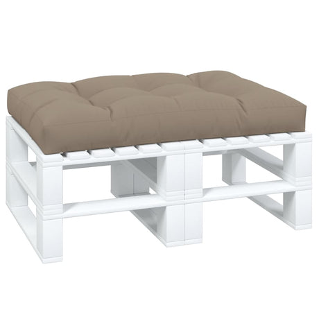 VidaXL Palettenkissen 120x80x12 cm Stoff Taupe
